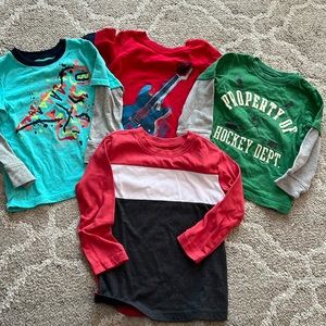 2T Toddler Long Sleeve Shirt Bundle